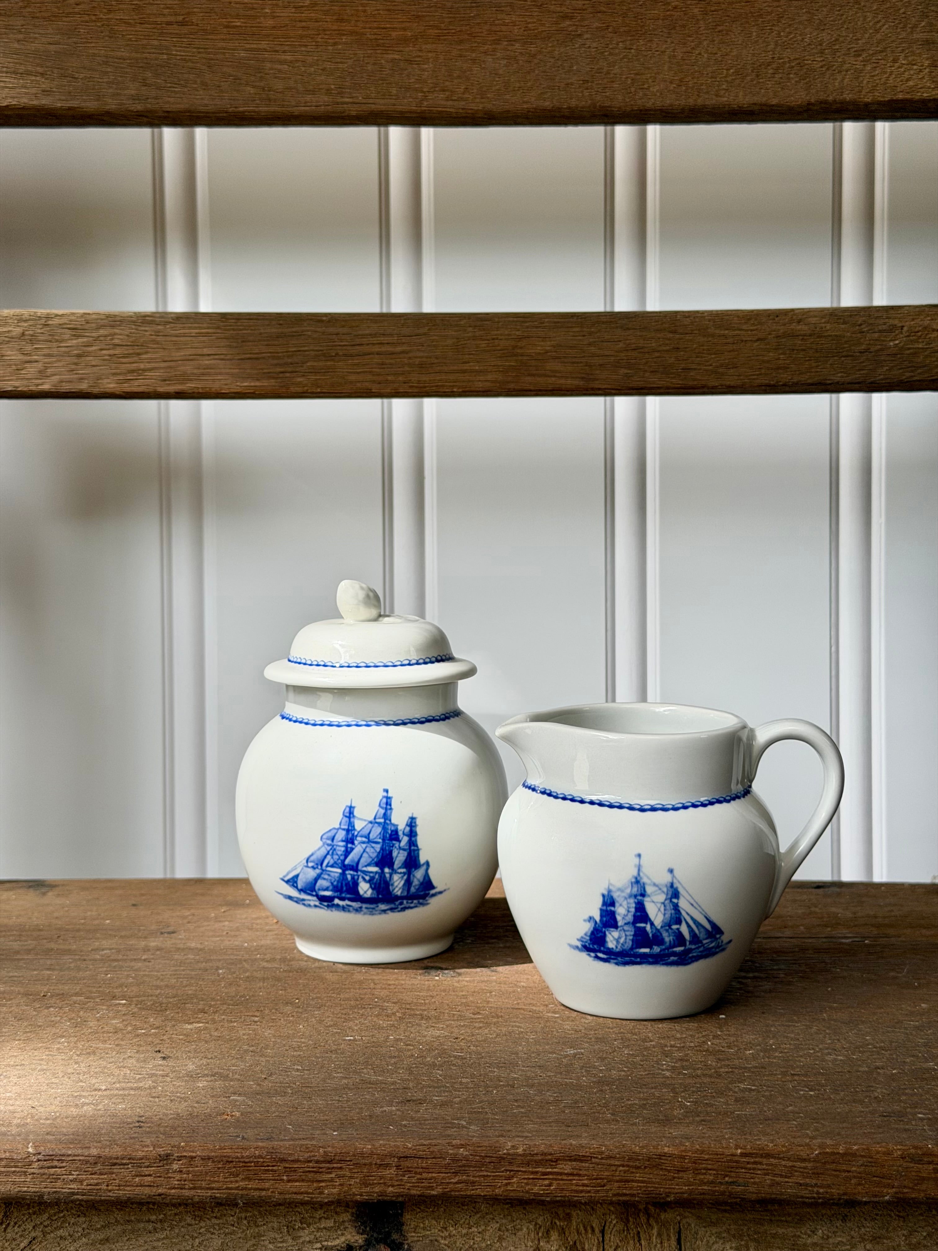 Vintage Wedgwood Clipper Blue Creamer