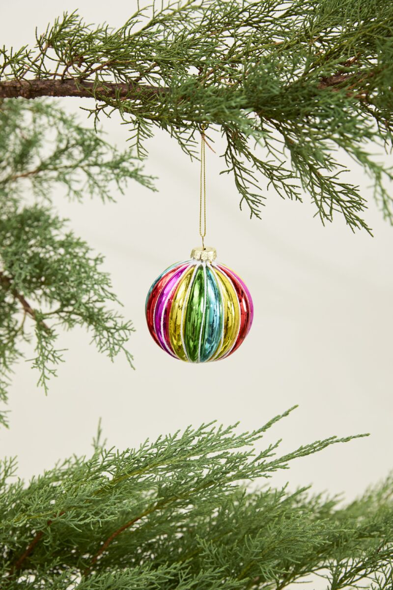 Rainbow Stripe Ornament