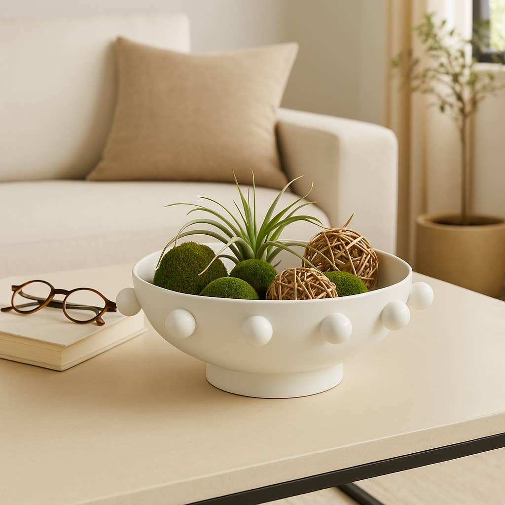 Decorative Hobnail Bowl