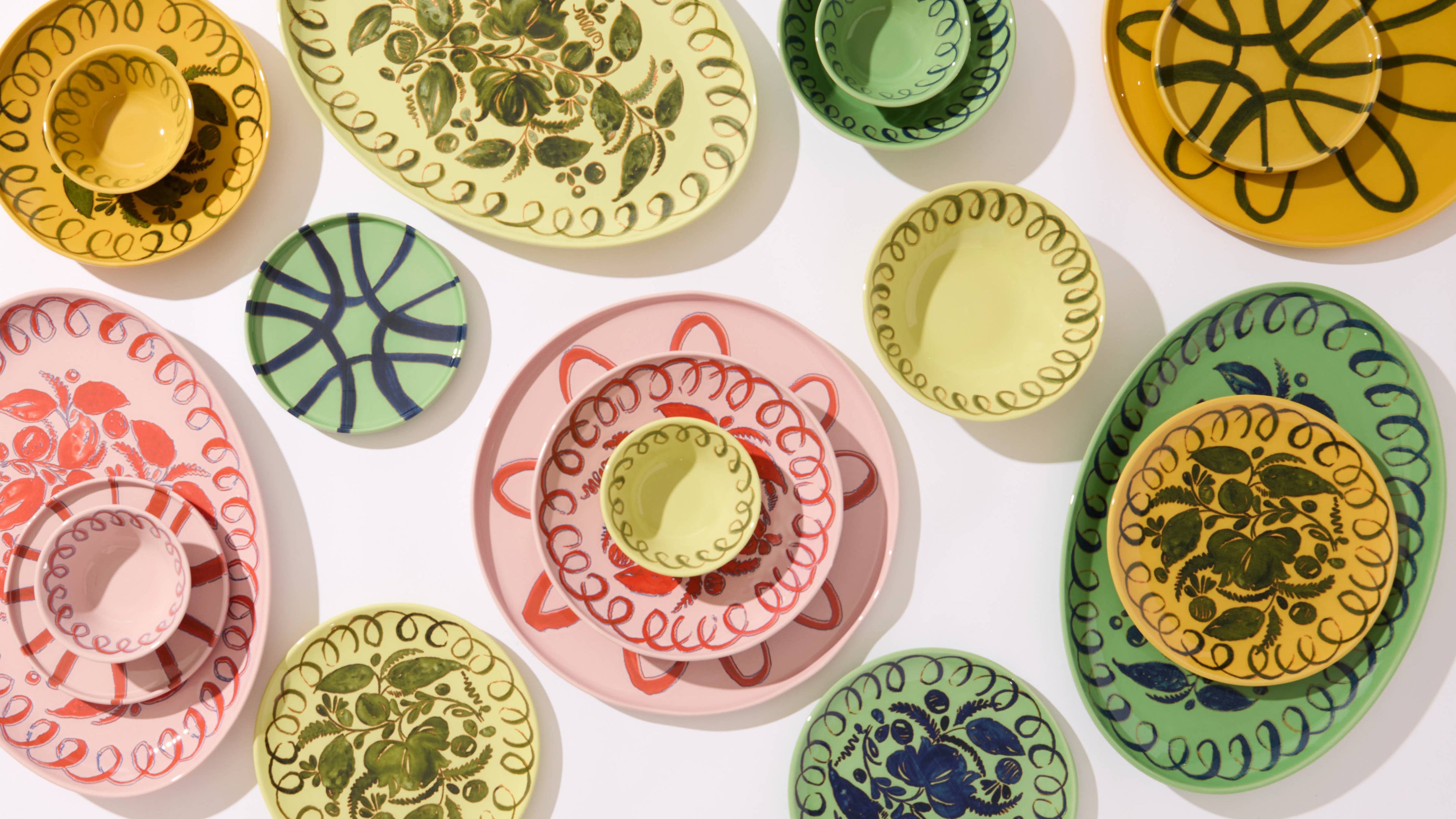 Amalfi Oval Tray- Lime