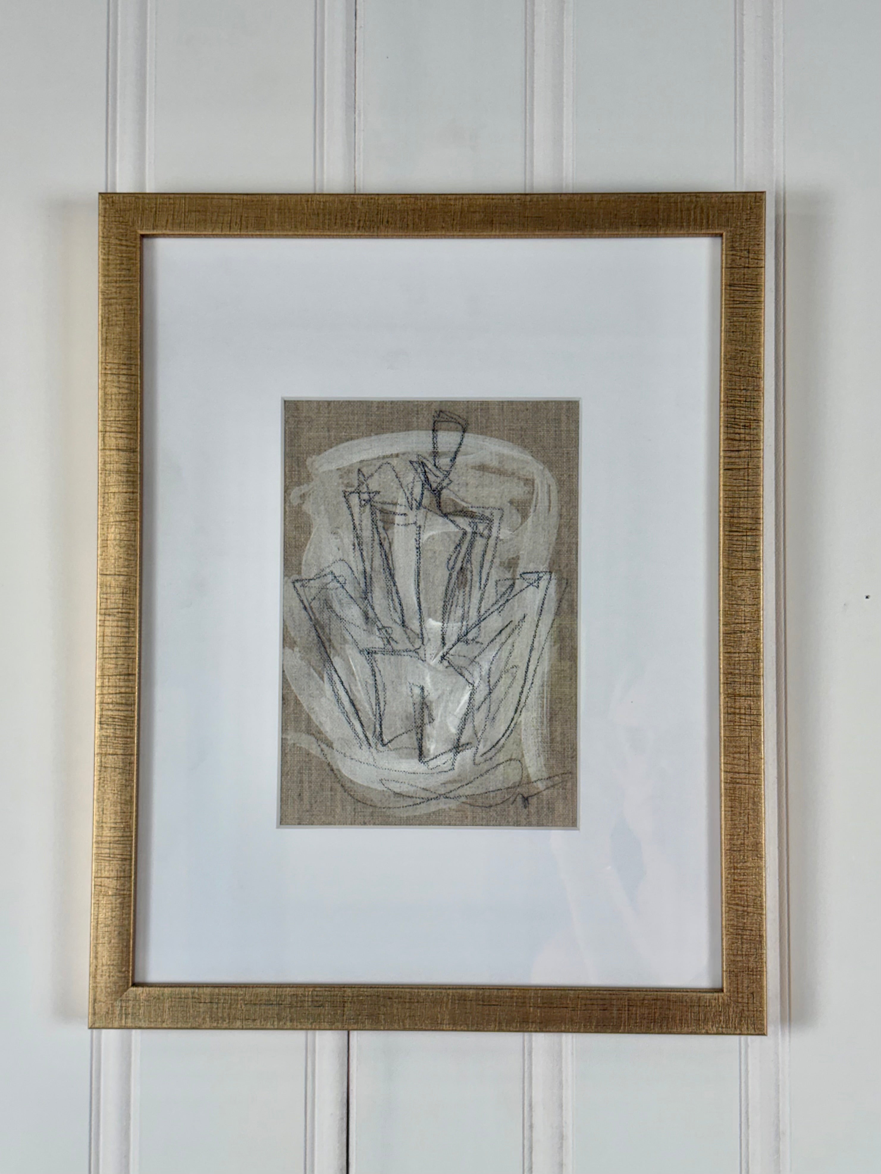 Original Linen Abstract, #5
