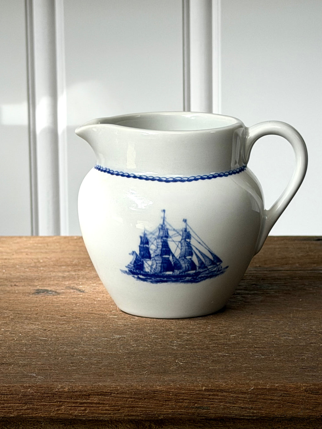 Vintage Wedgwood Clipper Blue Creamer