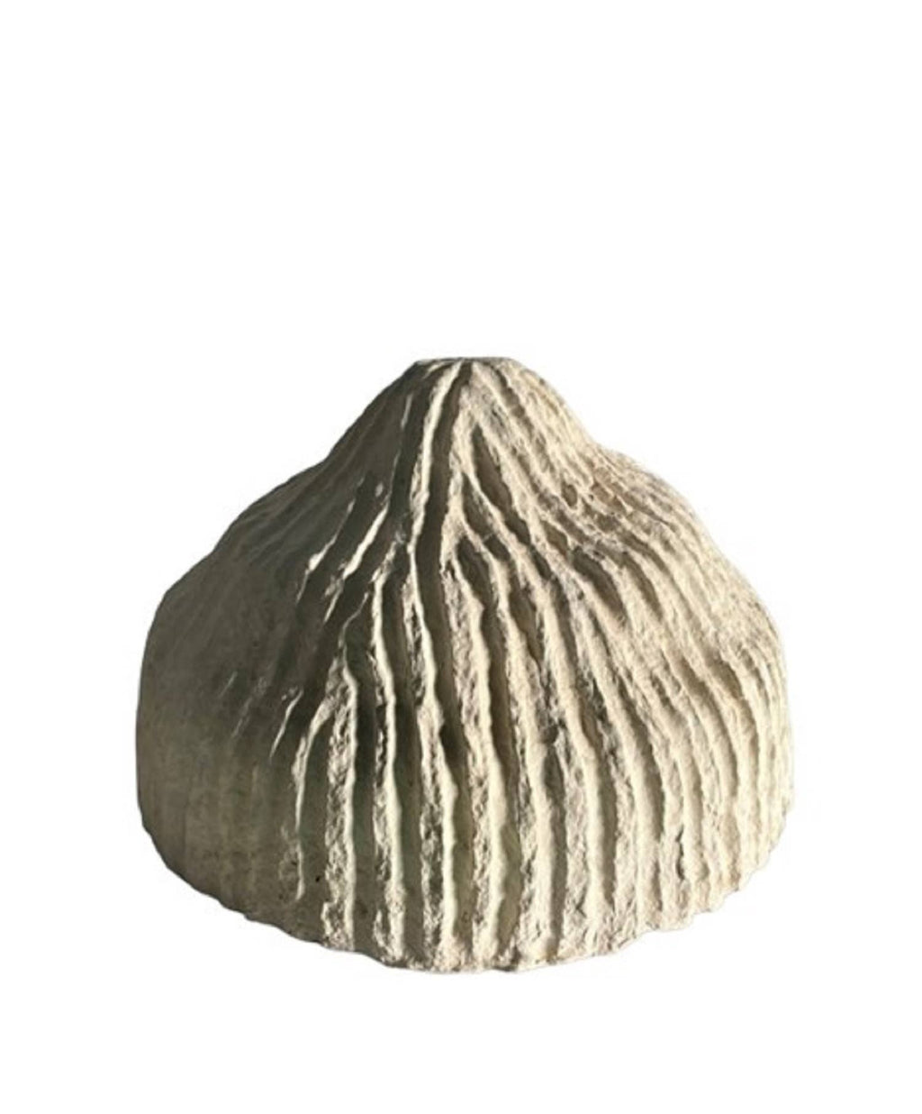 Paper Mache Pendent Light only structure Dia 22.5": Off-white / PAPER MACHE