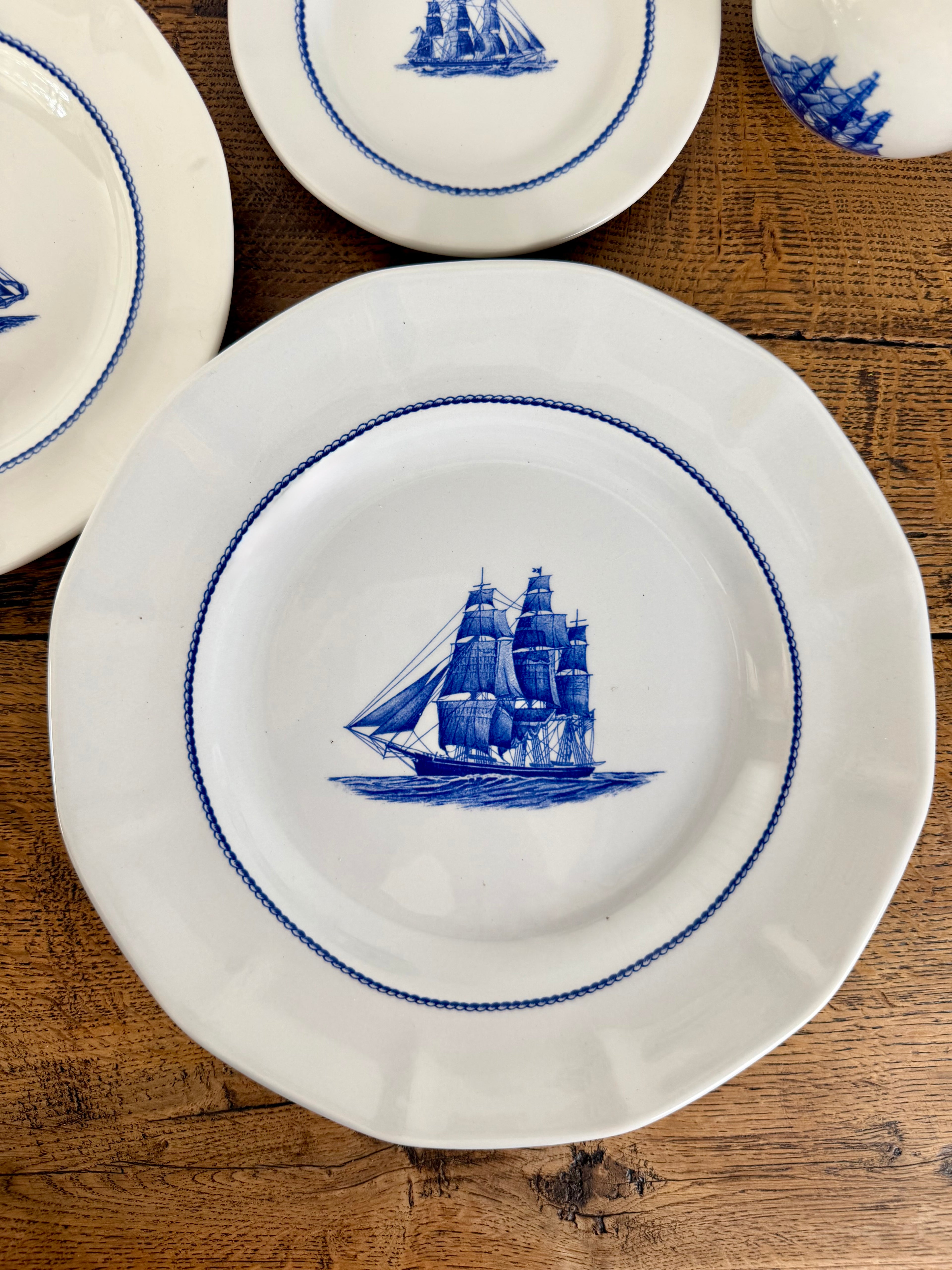 Vintage Wedgwood Sailboat Dish, 10”