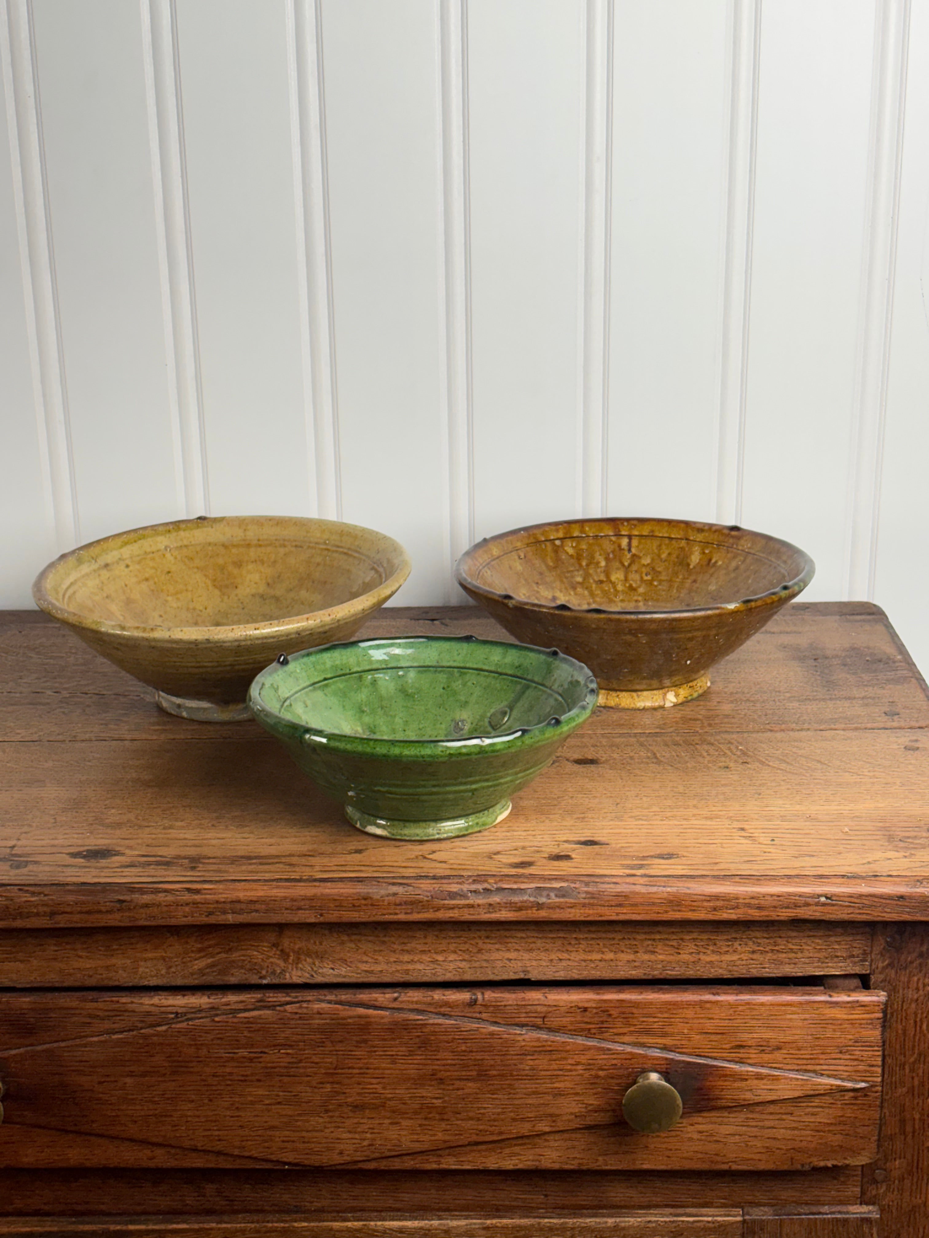 Handmade Moroccan Bowl, Mustard