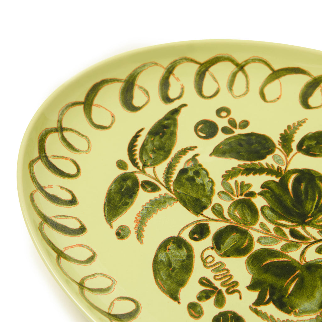 Amalfi Oval Tray- Lime