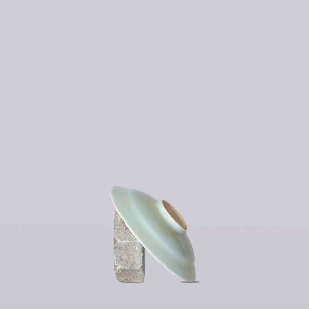 Celadon Porcelain Peony Dish- Small
