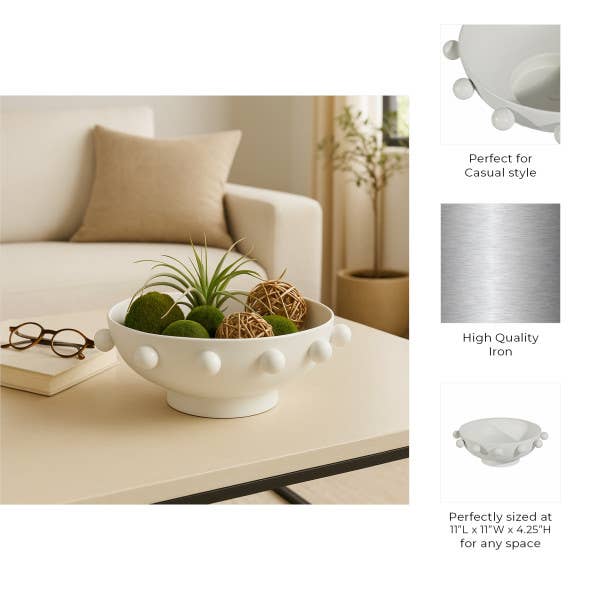 Decorative Hobnail Bowl