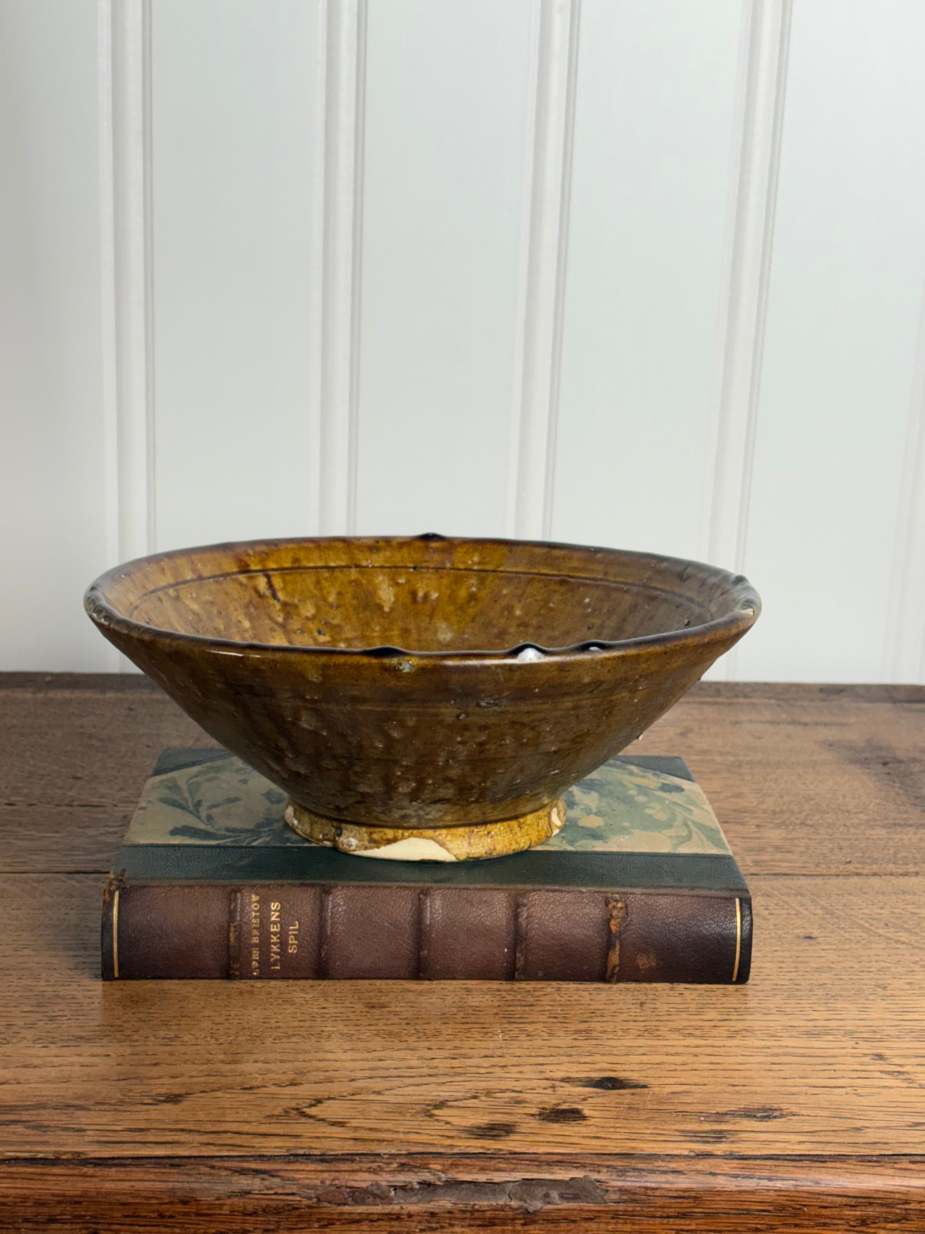 Handmade Moroccan Bowl, Brown
