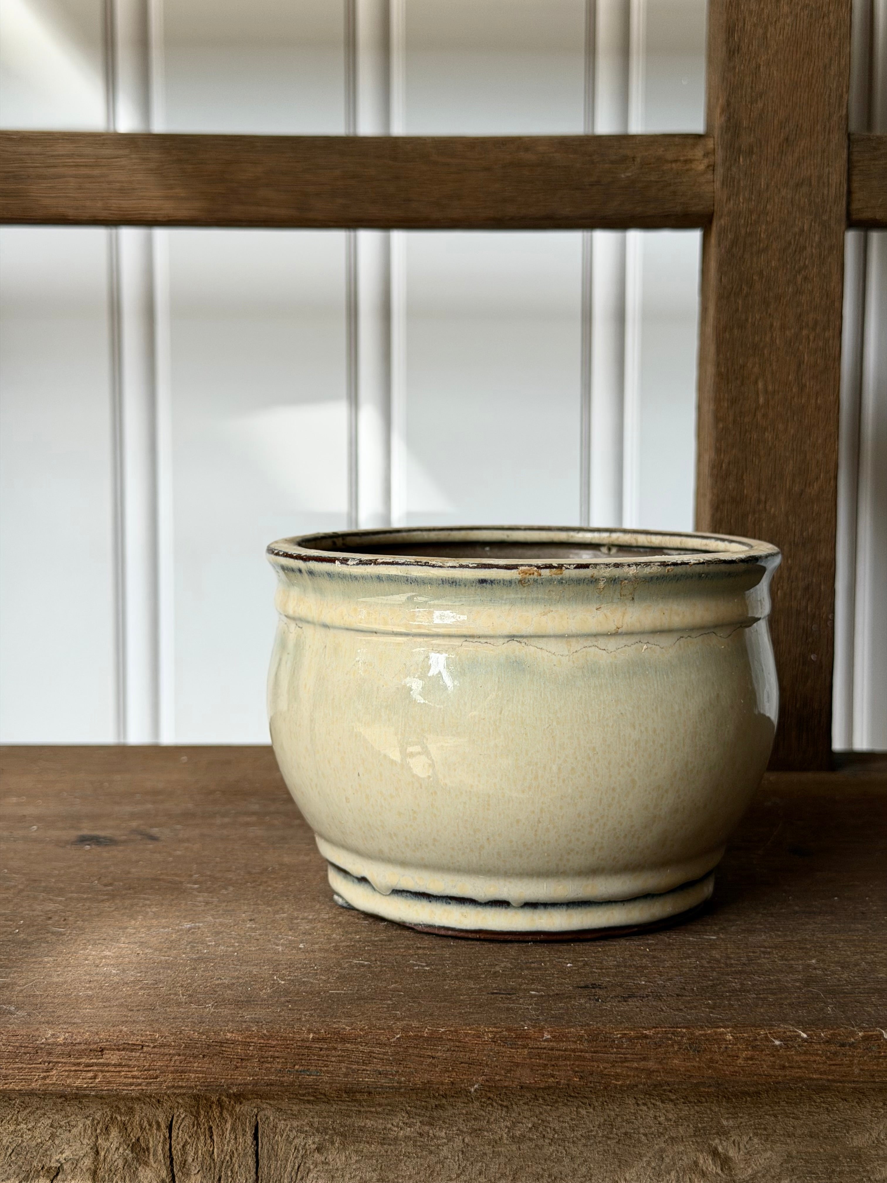 Vintage Glazed Planter