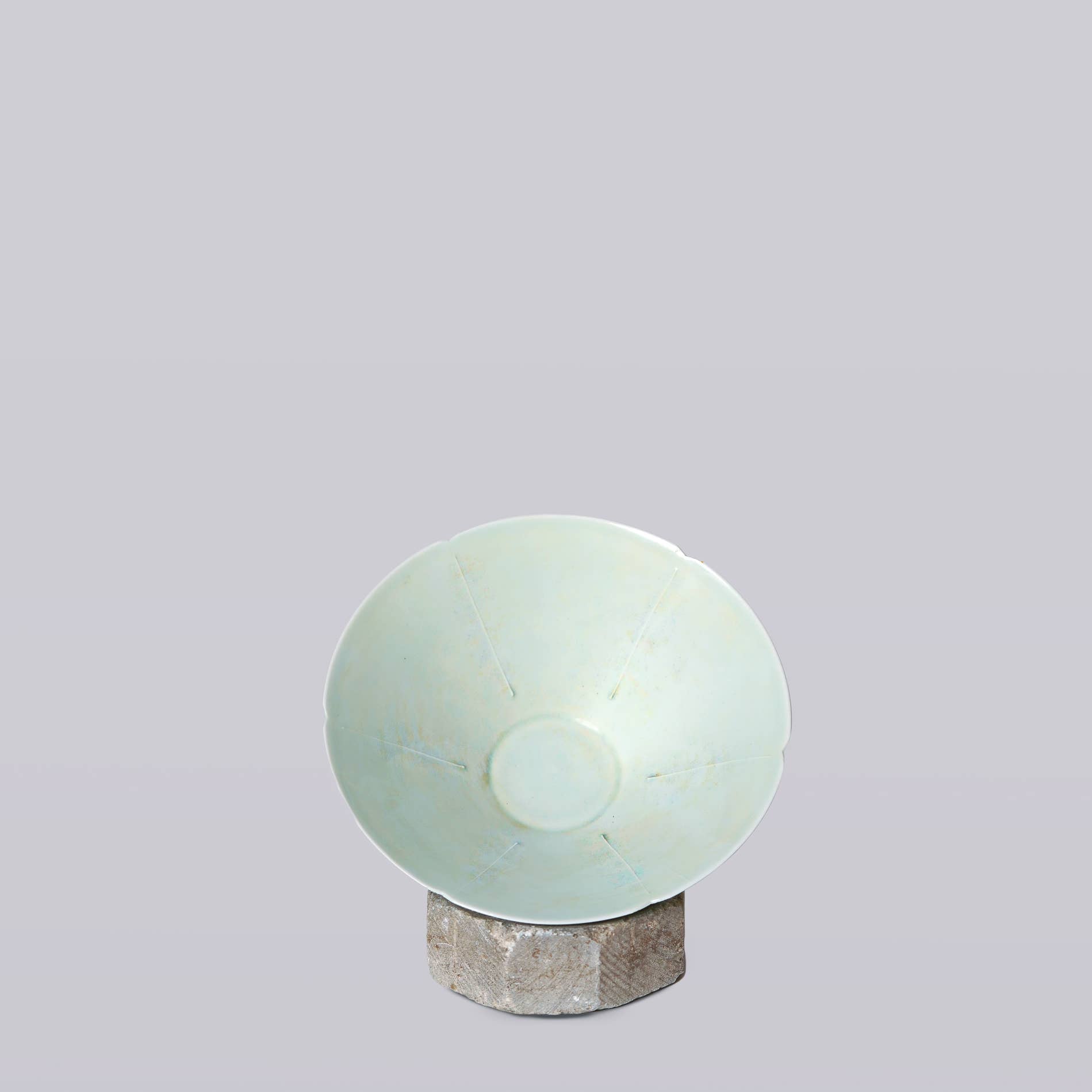 Celadon Porcelain Conical Bowl- Medium