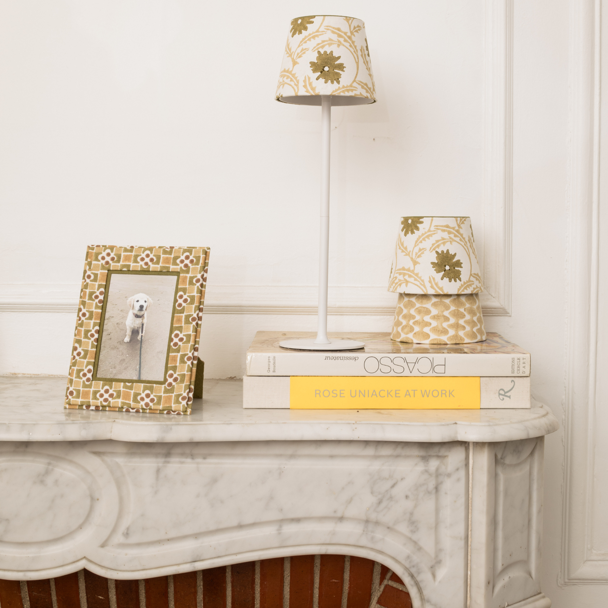 Marguerite Lampshade- Olive *pre-order, available Mid March*