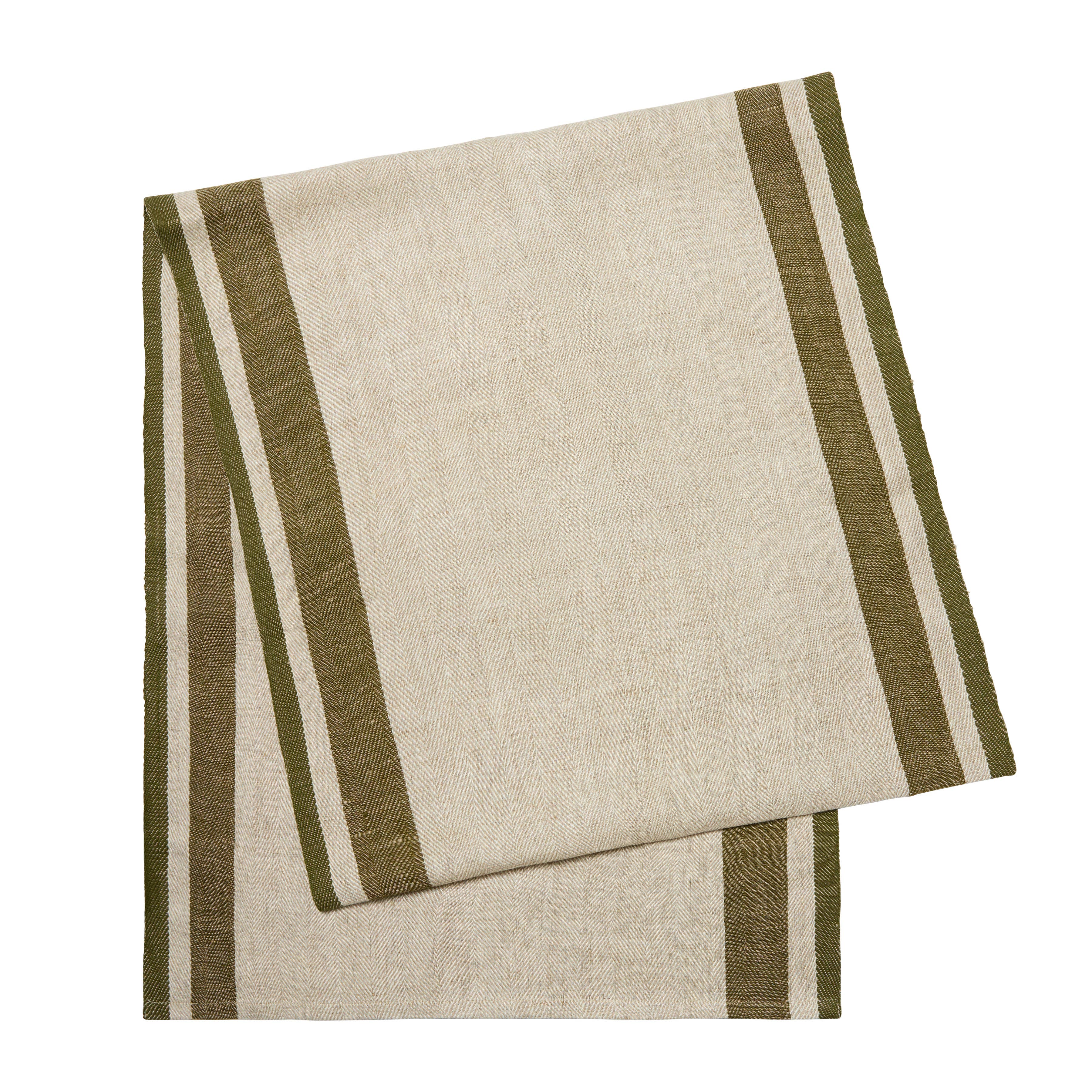 Natural & Olive Runner