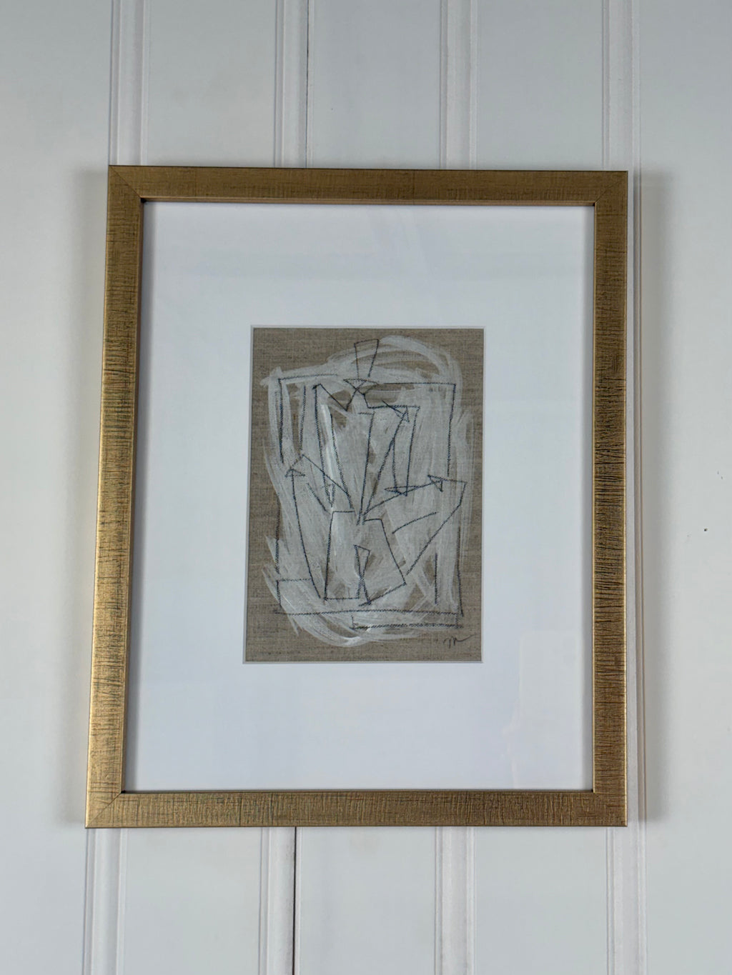 Original Linen Abstract, #4