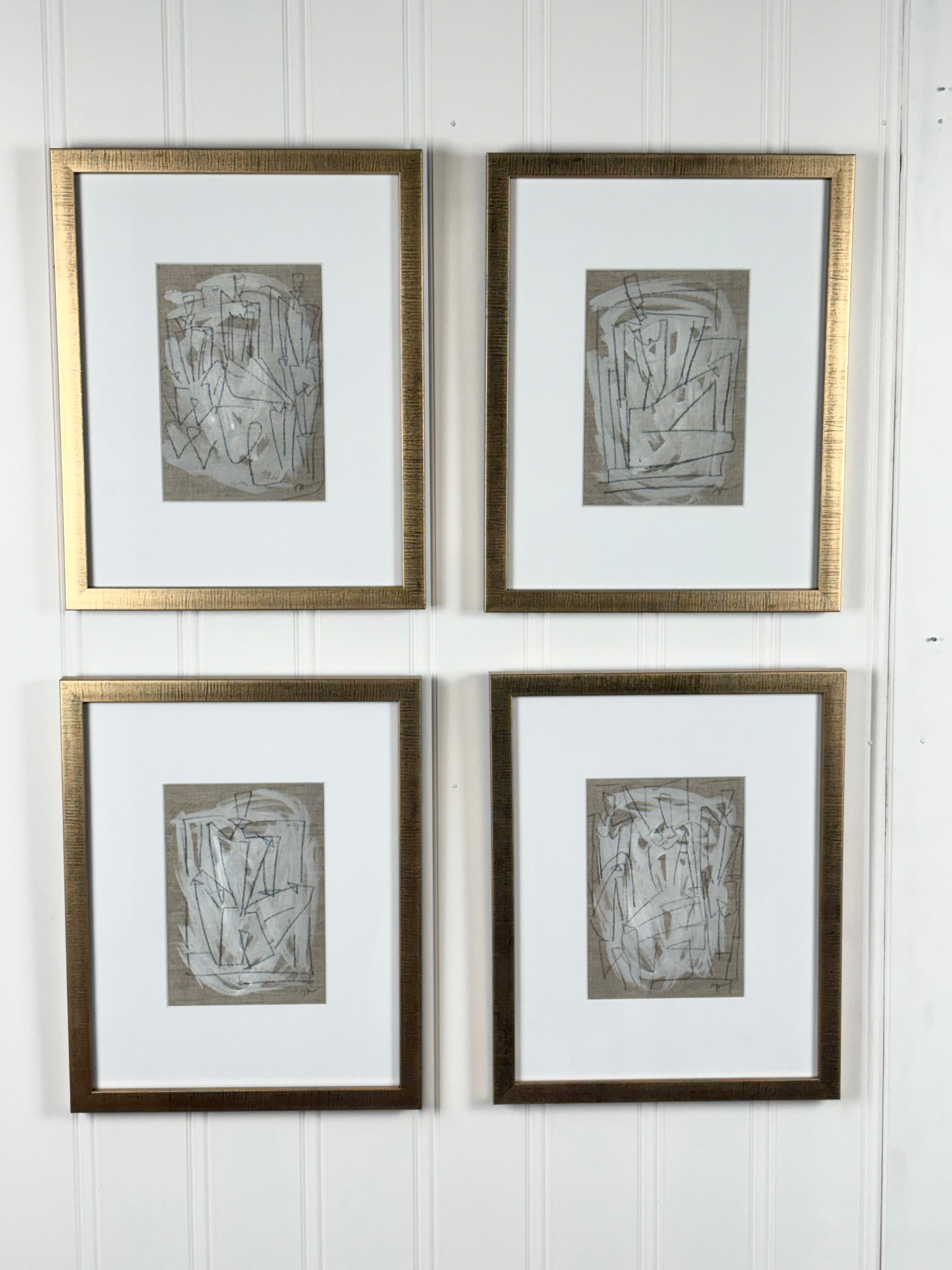 Original Linen Abstract, #5