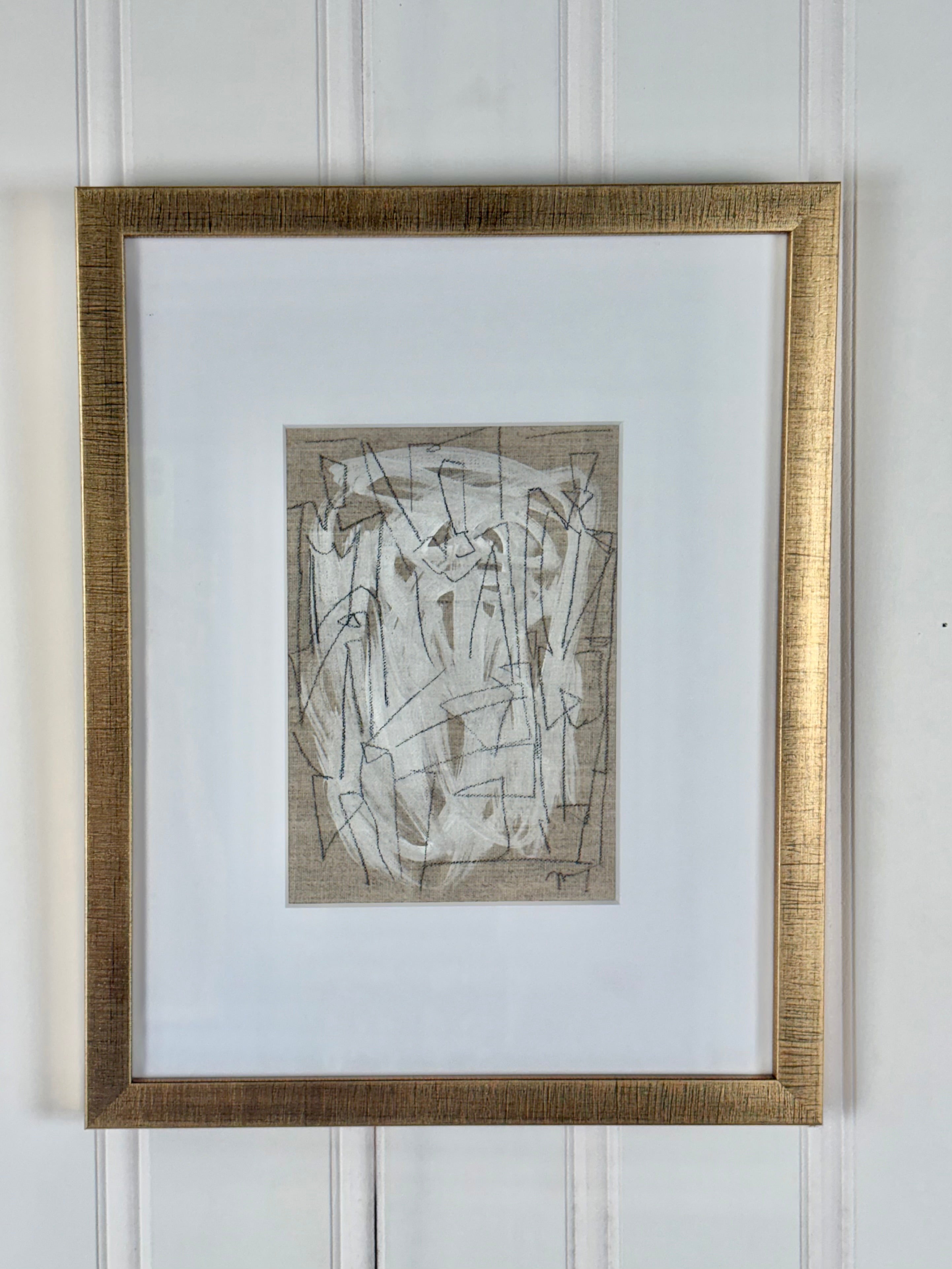 Original Linen Abstract, #2