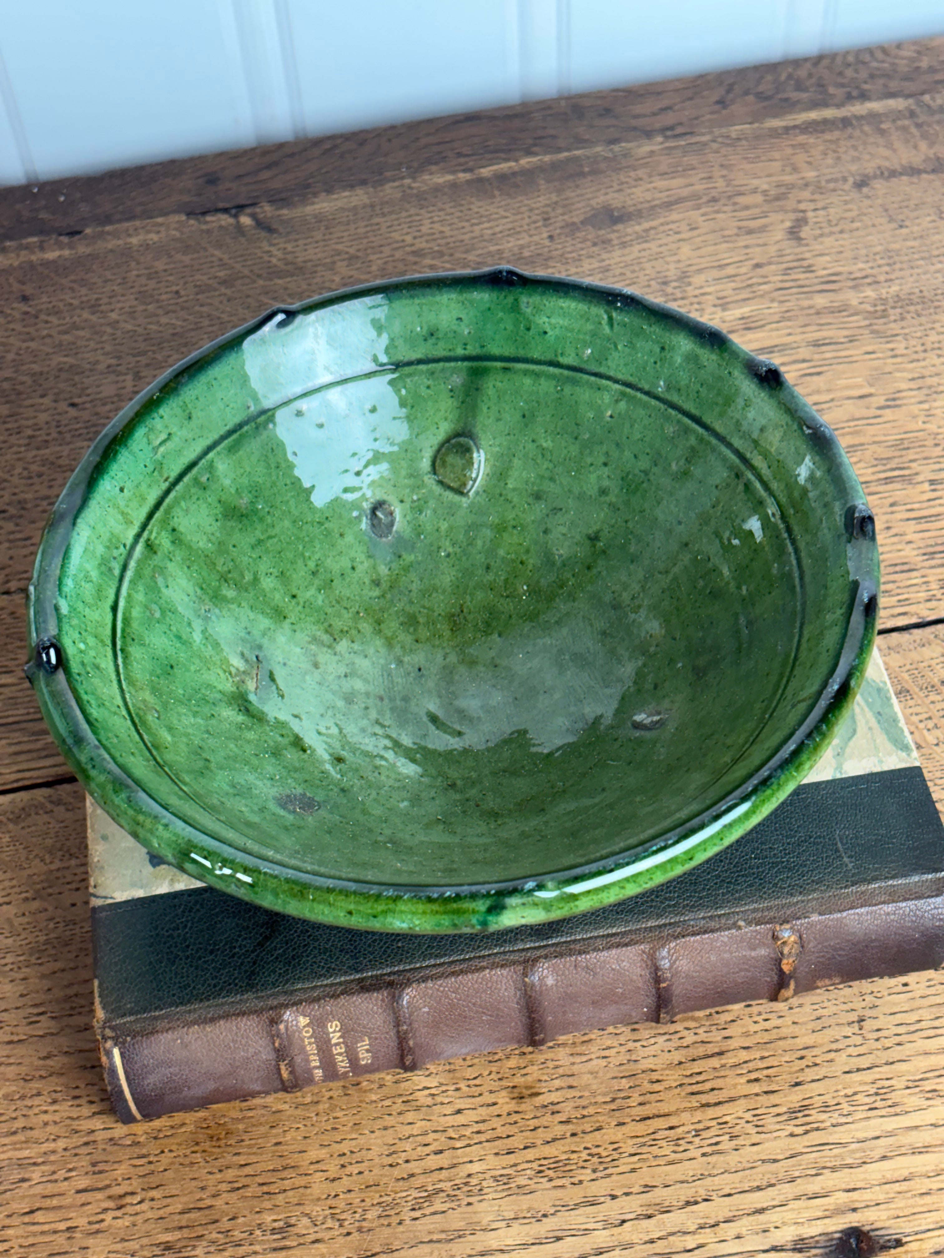 Handmade Moroccan Bowl, Green