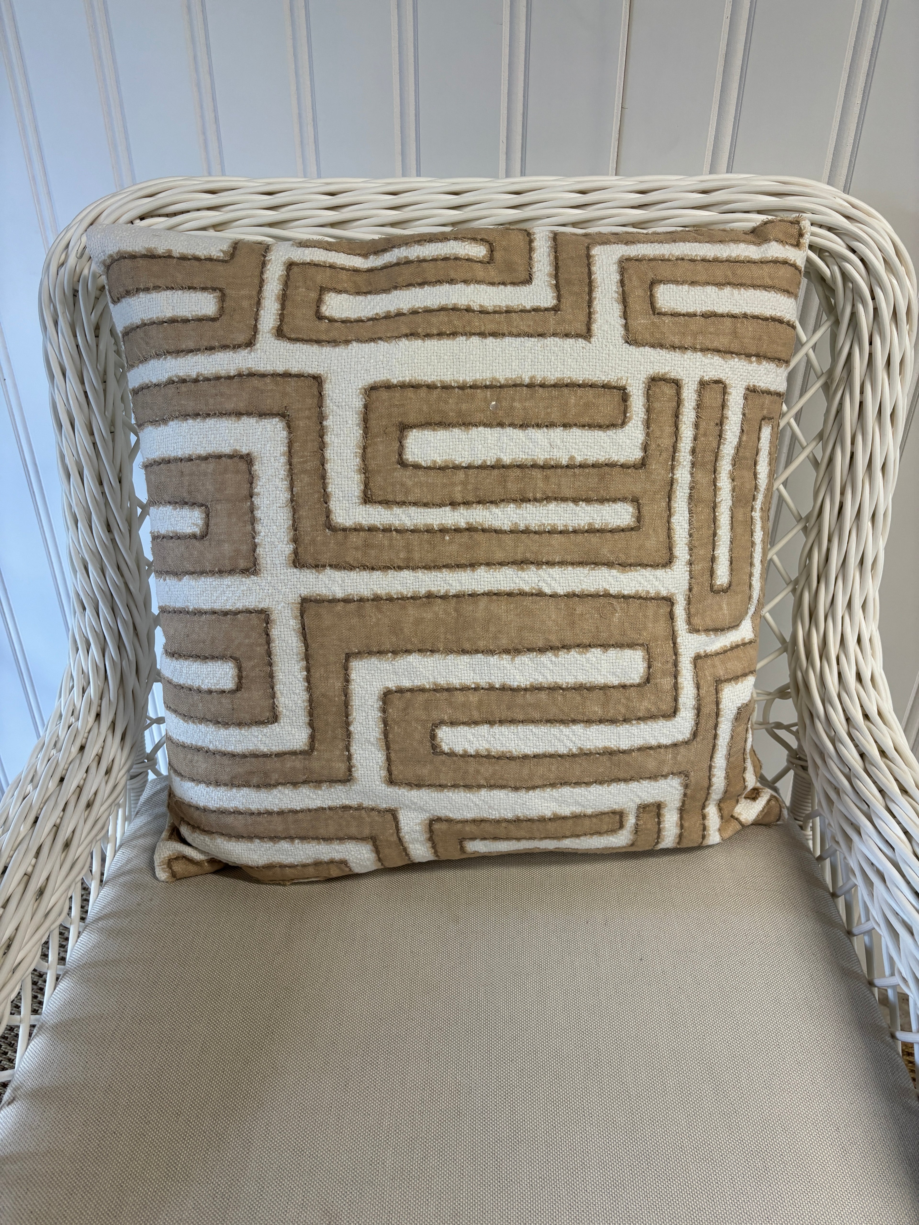 Mateo Natural and Ivory Pillow