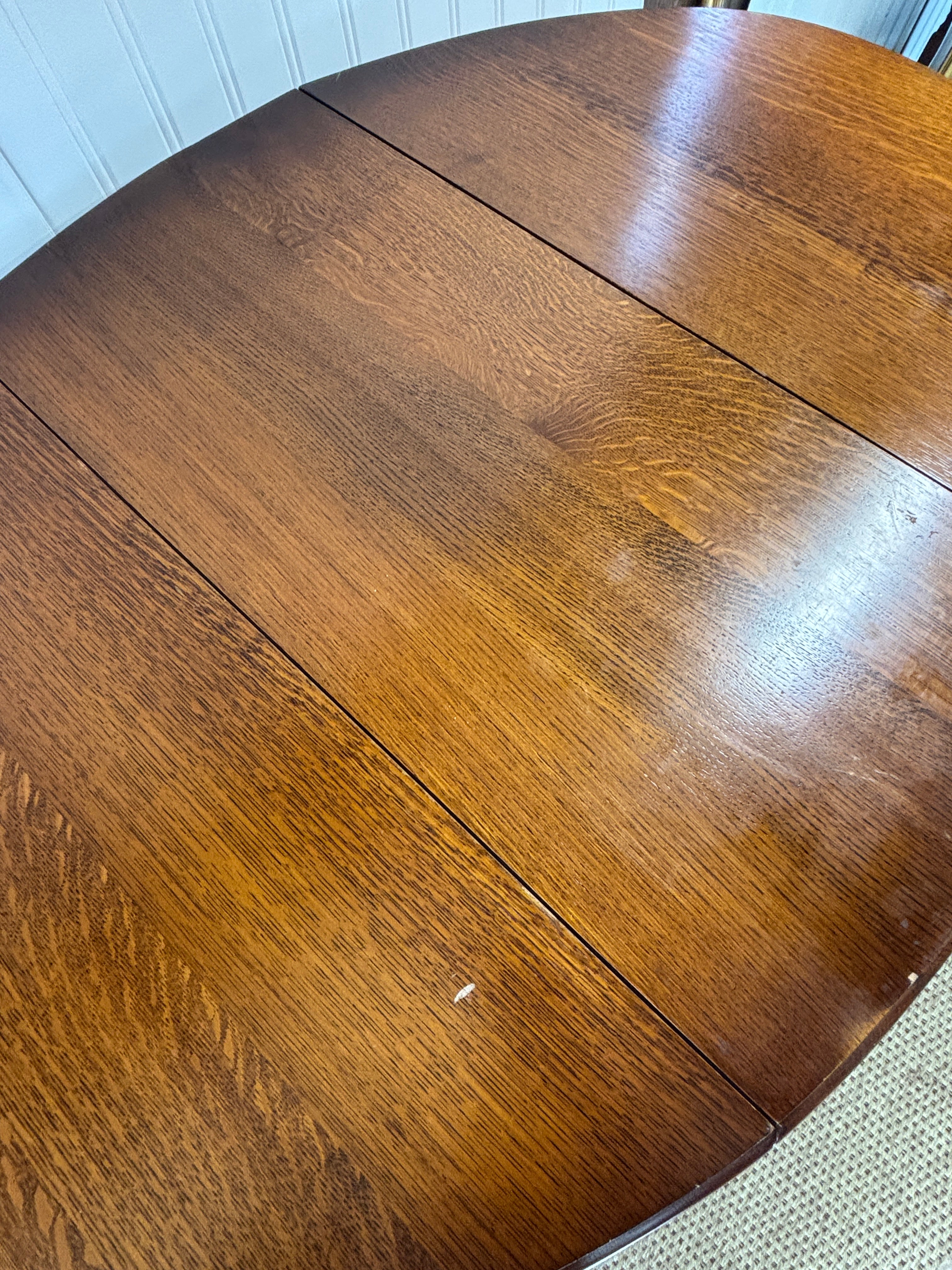 19th Century English Barley Twist Drop Leaf Table