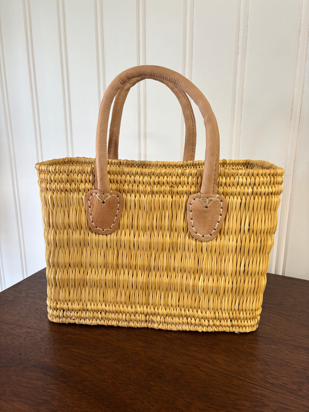 Squared Woven Tote- Small