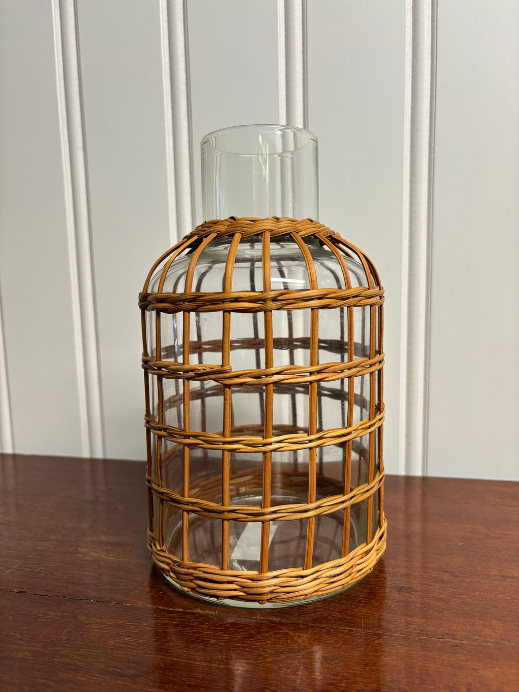 Seagrass Rattan Vase- Small