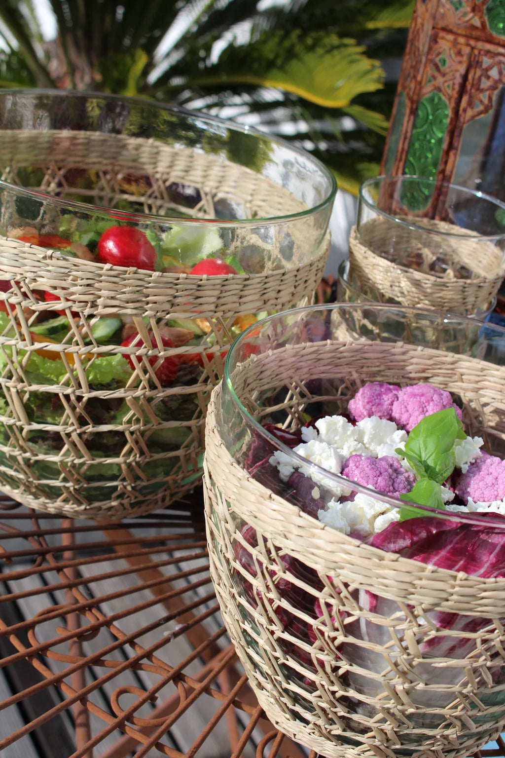 Seagrass Cage Bowl- Large