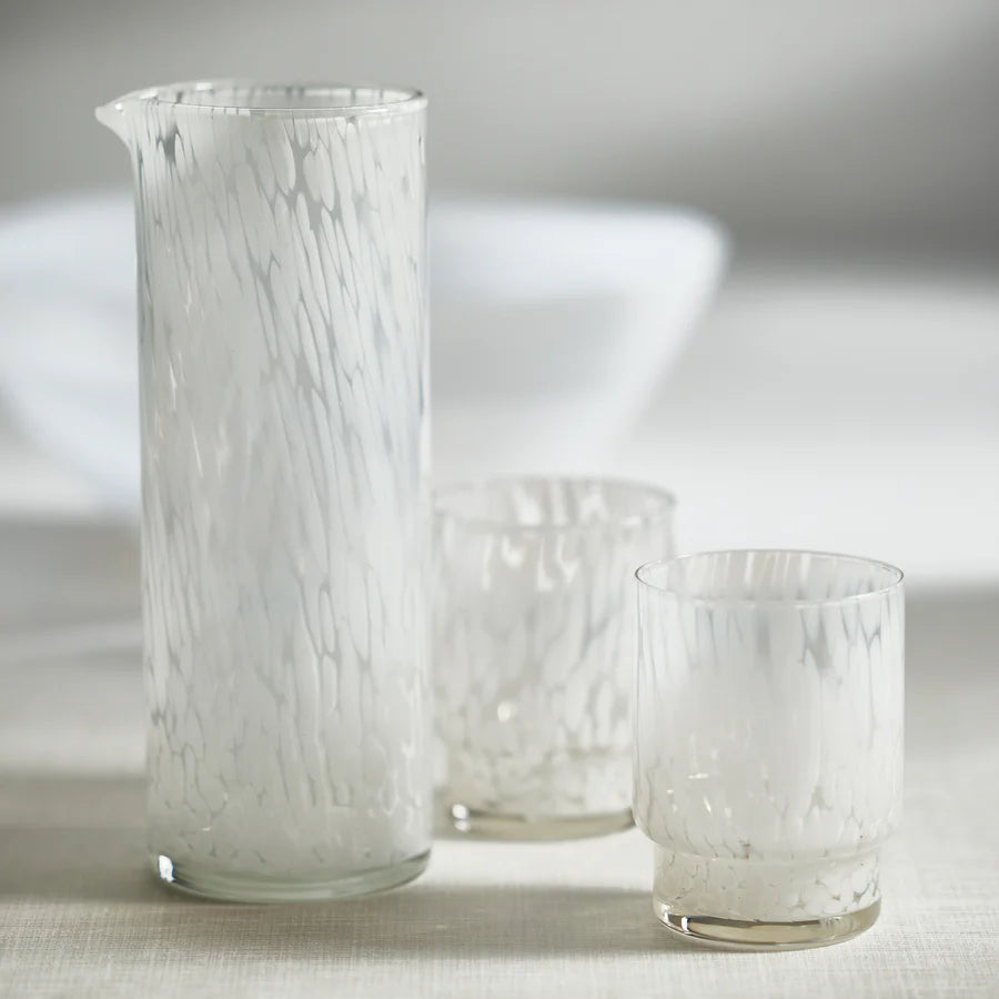 White Tortoise Glassware- Set of 6