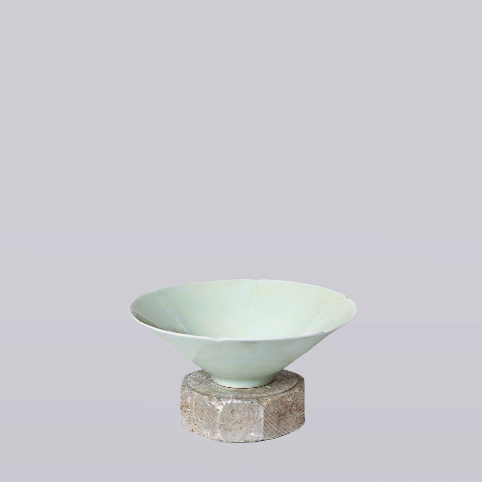 Celadon Porcelain Conical Bowl- Medium