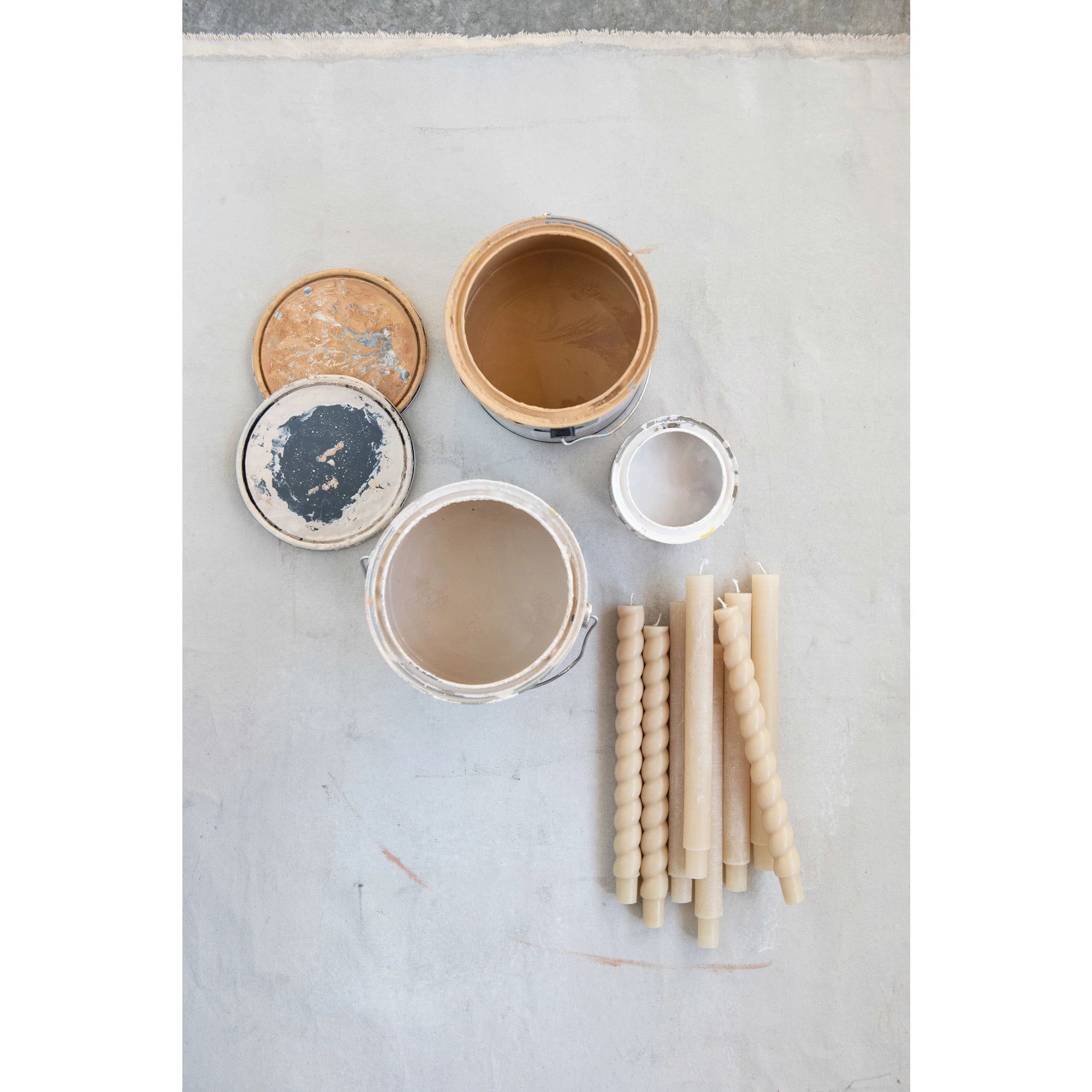 Unscented Twist Taper Candle