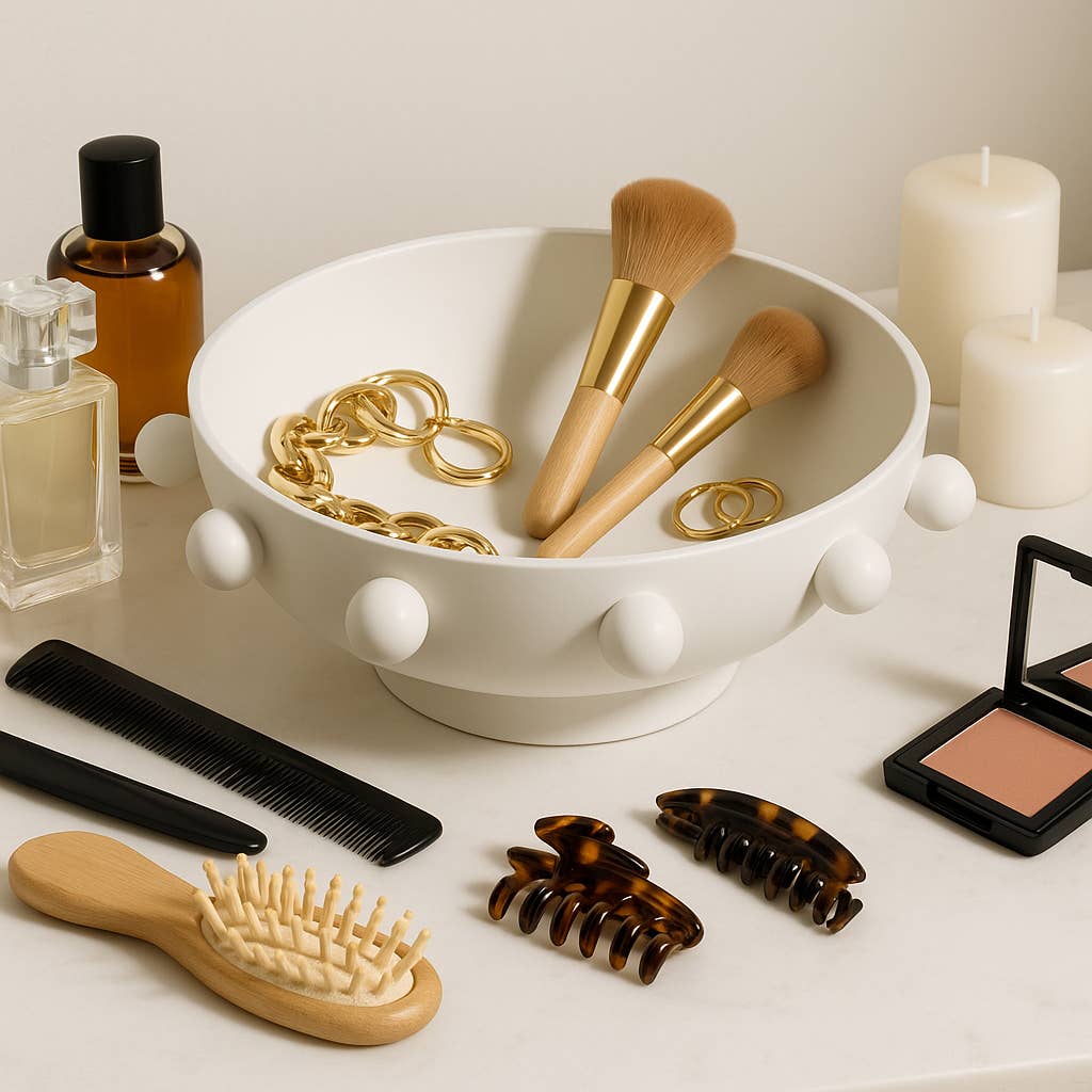 Decorative Hobnail Bowl