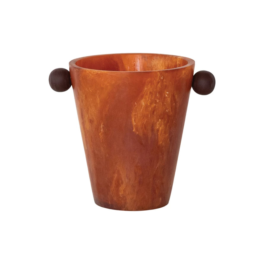 Marbled Resin Bottle Cooler