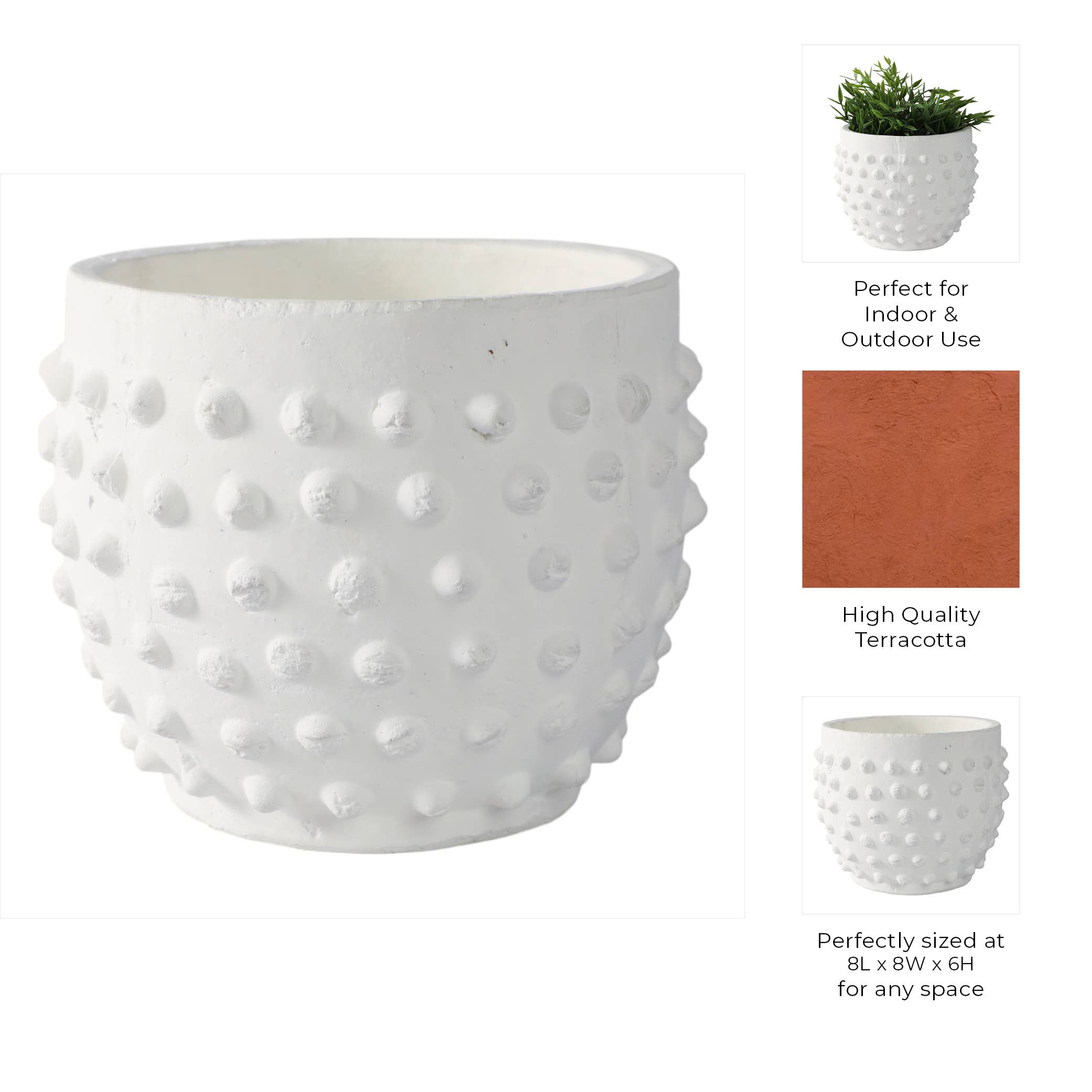 Ceramic Raised Dot Planter