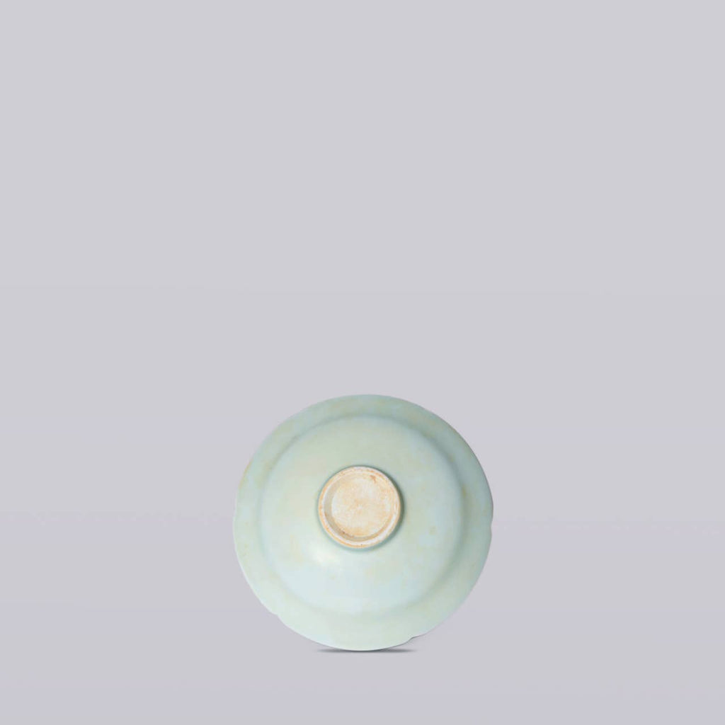 Celadon Porcelain Peony Dish- Small